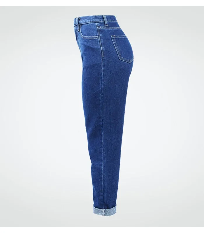 1886 Youaxon 100% Cotton Vintage High Waist Mom Jeans/Boyfriend