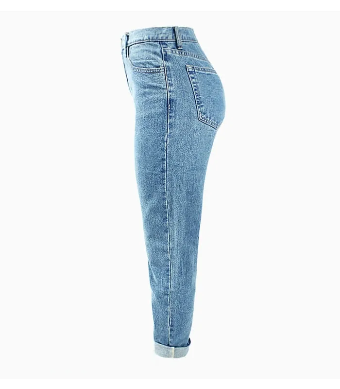 1886 Youaxon 100% Cotton Vintage High Waist Mom Jeans/Boyfriend