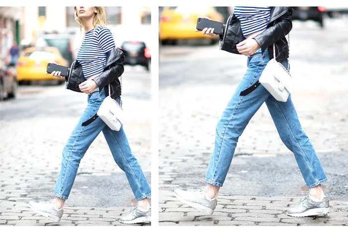 1886 Youaxon 100% Cotton Vintage High Waist Mom Jeans/Boyfriend