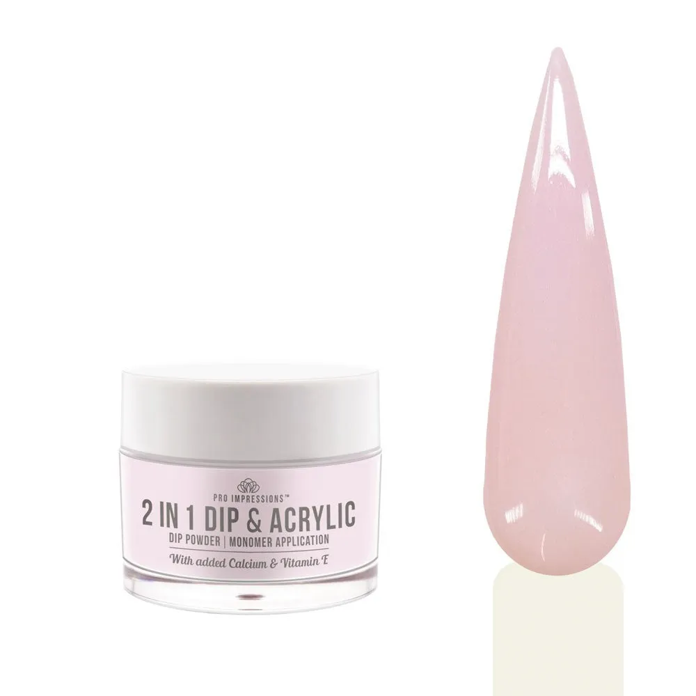 2 In 1 Dip & Acrylic Powder - No.25 Soft Pink - 30g
