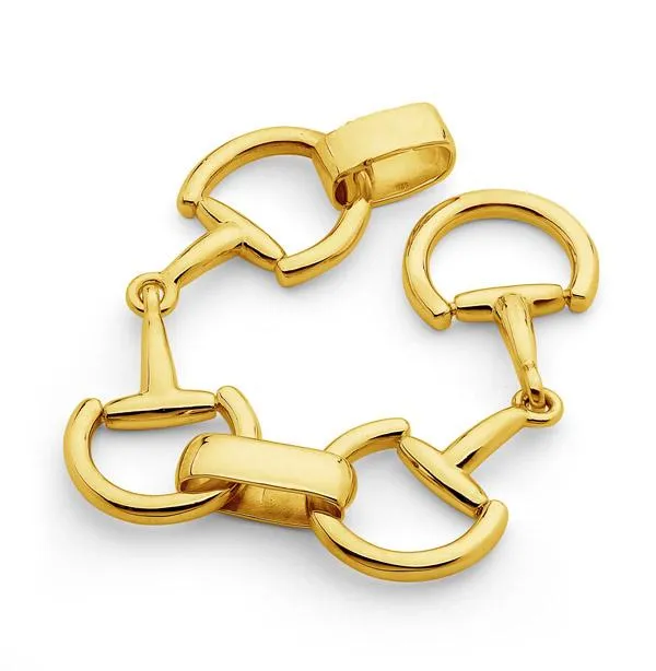 9ct Yellow Gold Trendy Bit Bracelet