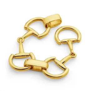9ct Yellow Gold Trendy Bit Bracelet