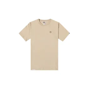 AAPE Moonface Embroidered Tee Khaki