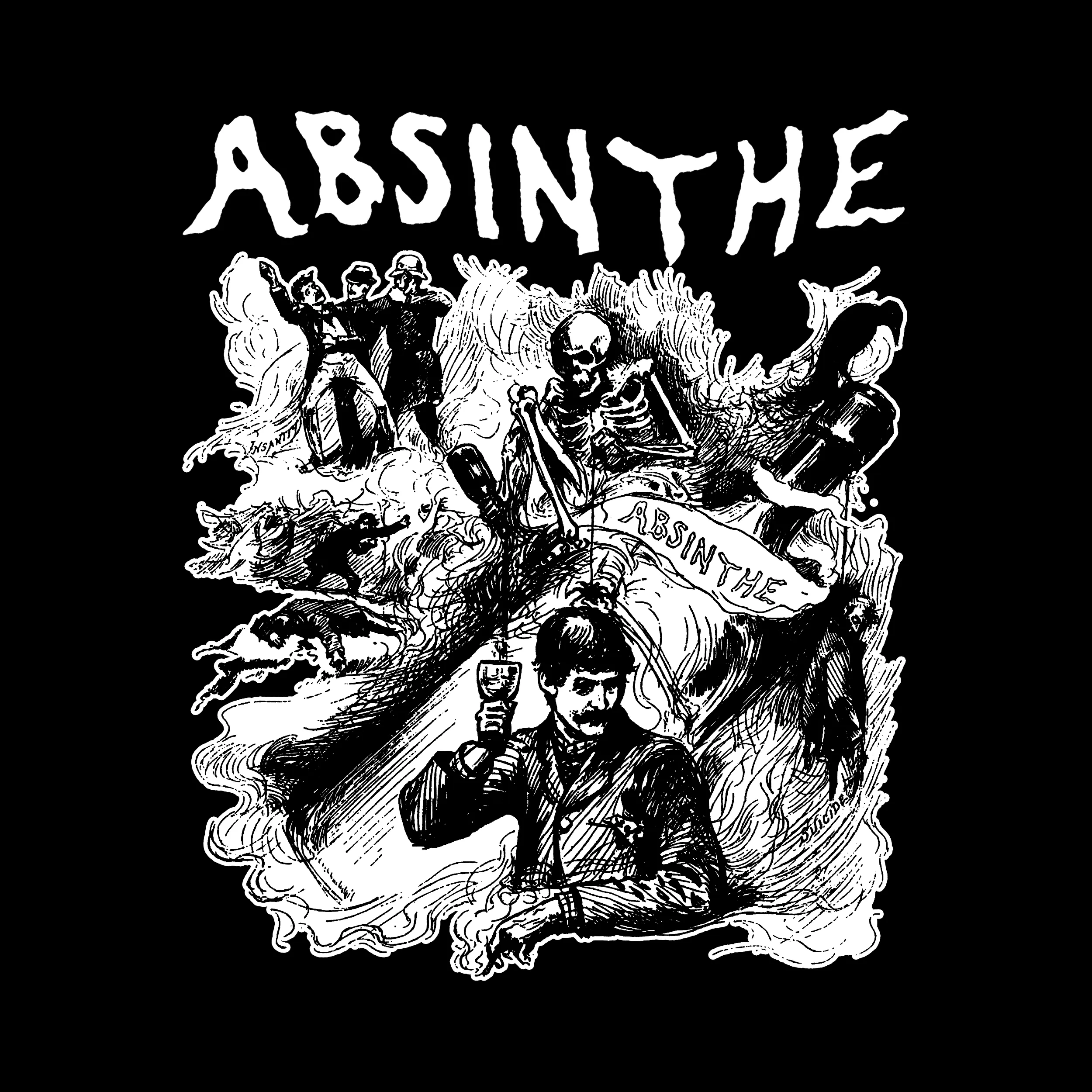 Absinthe Madness Slim Fit Tee