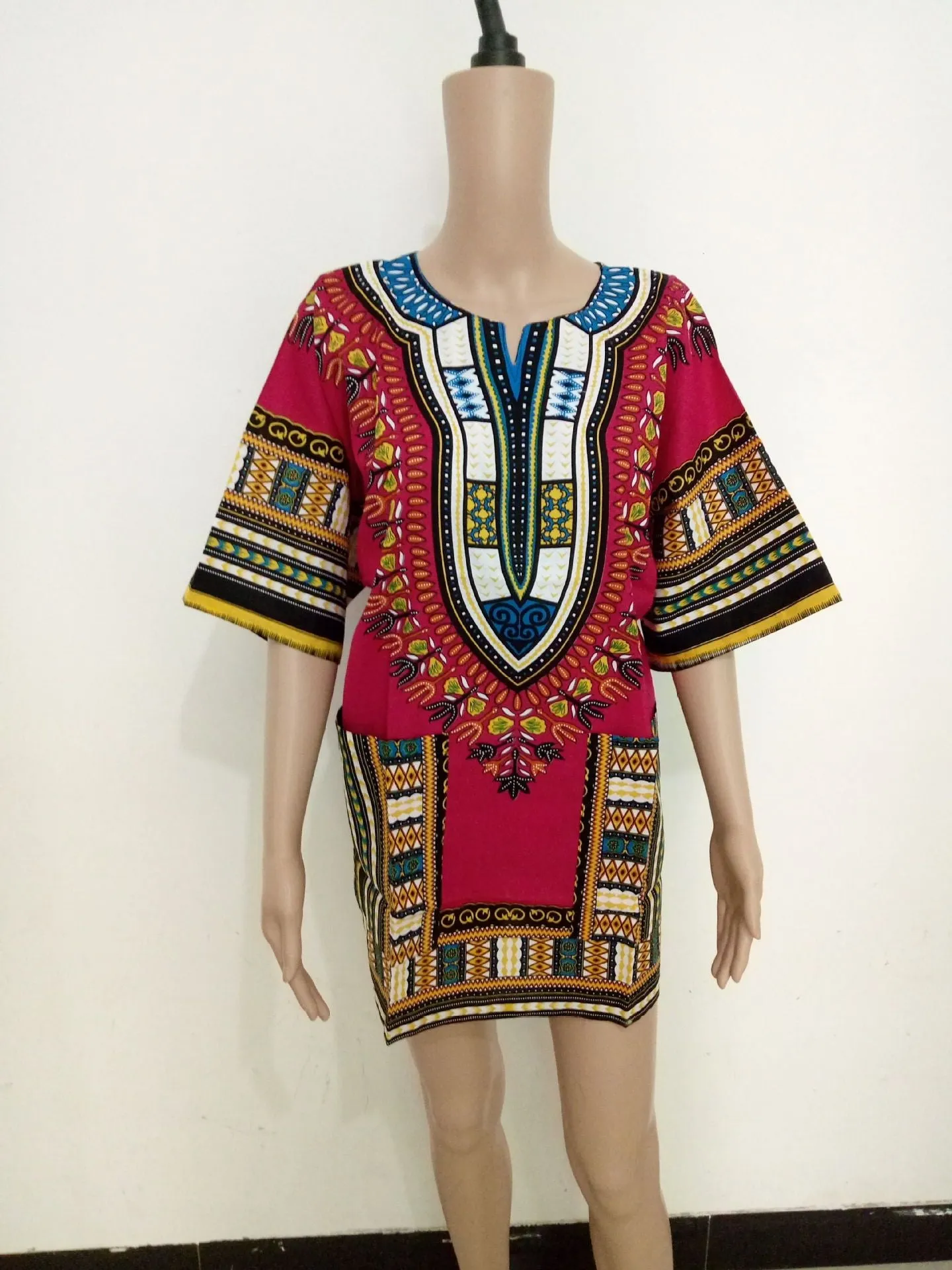 African National Costume, Special Occasion Short Kaftan Dress