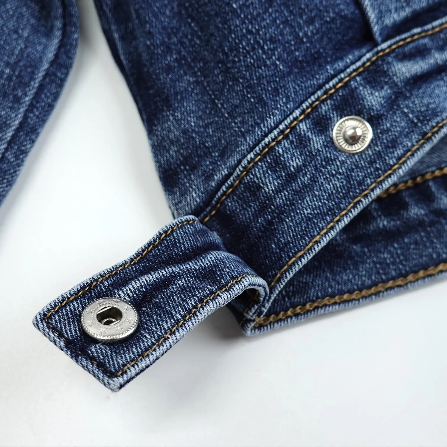 Baby Denim Jacket,Little Toddler Kids Simple Design Stretch Jean Coat
