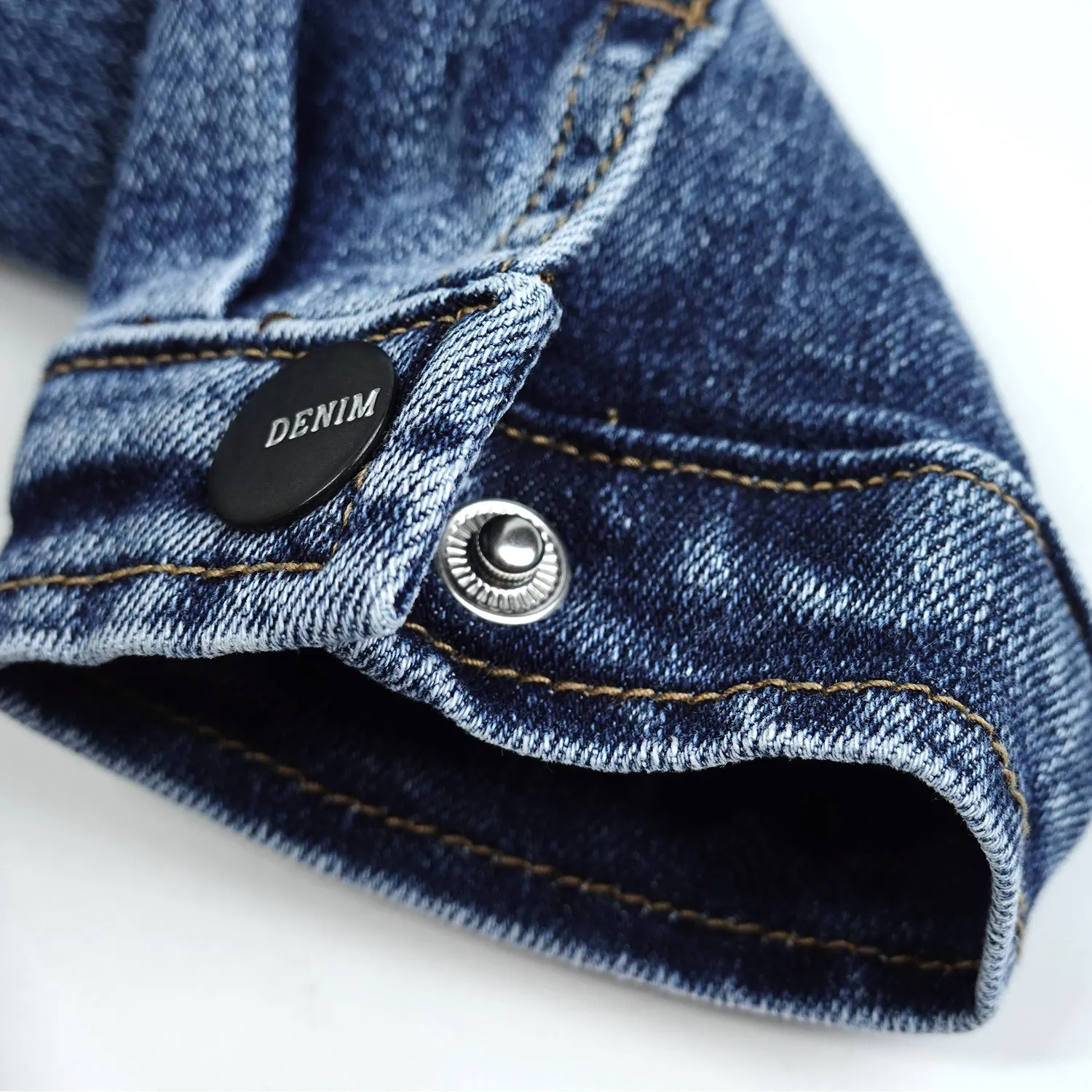 Baby Denim Jacket,Little Toddler Kids Simple Design Stretch Jean Coat