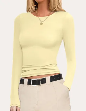 Basic Slim Fit Stretchy Thermal Top (US Only)
