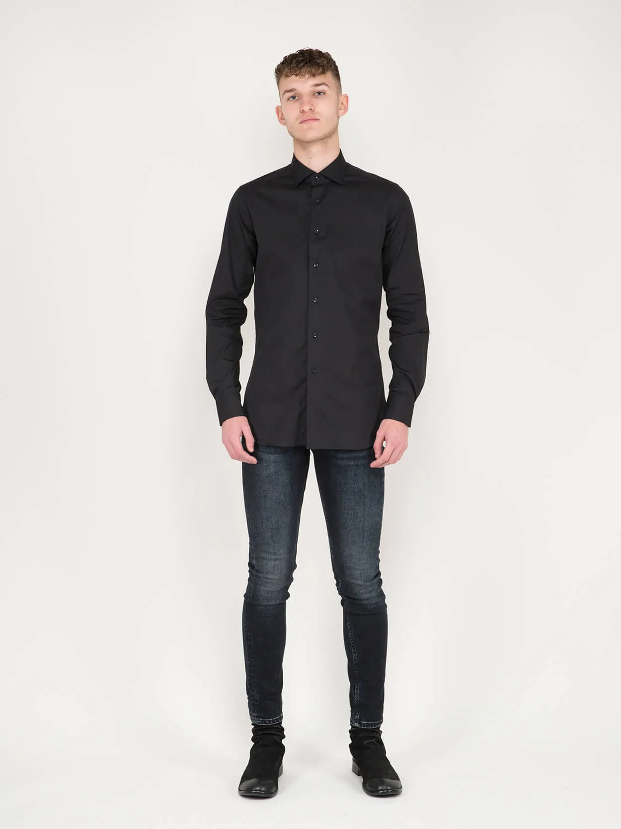 Business Tailor Fit Stretch Shirt