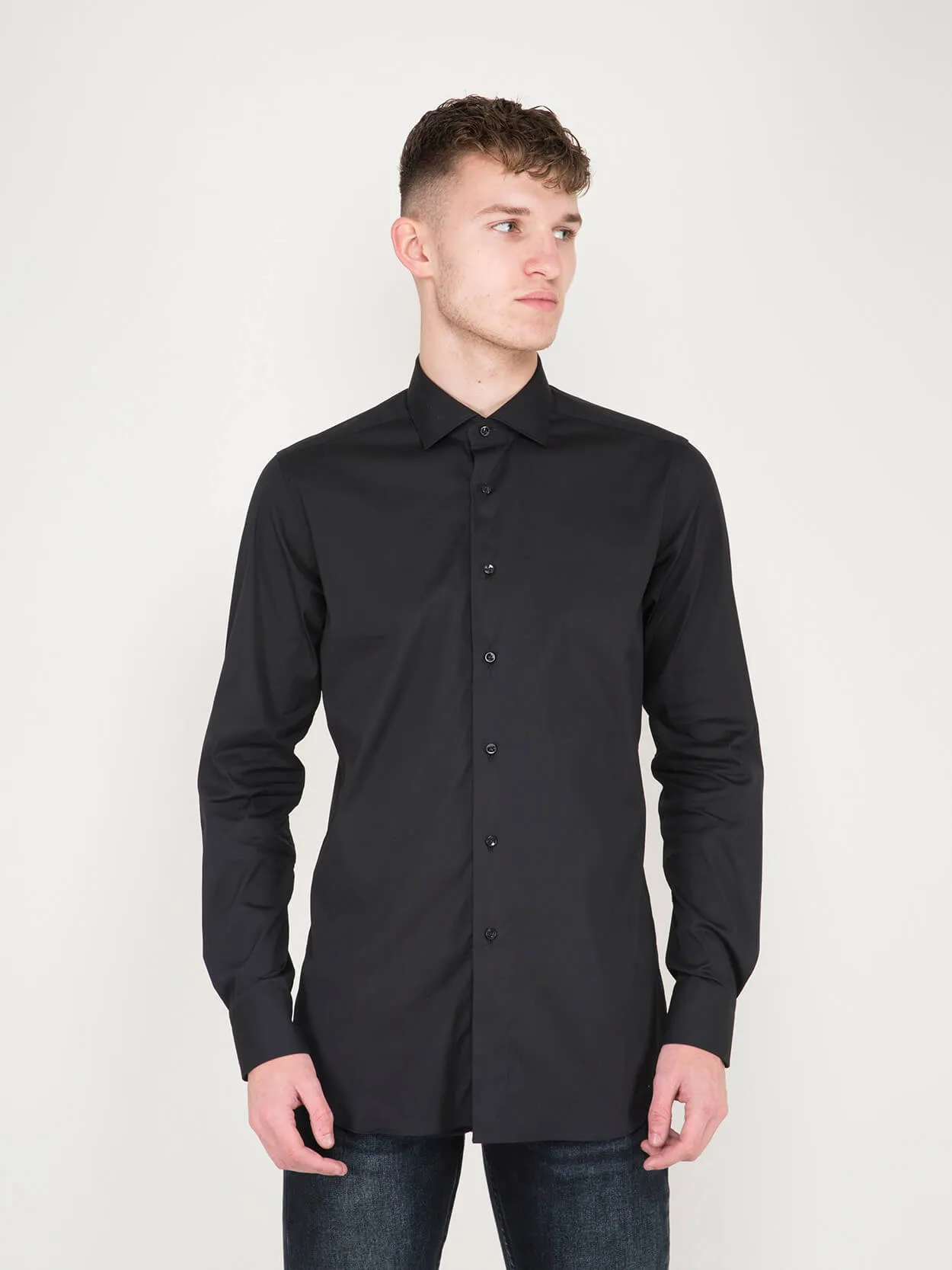 Business Tailor Fit Stretch Shirt