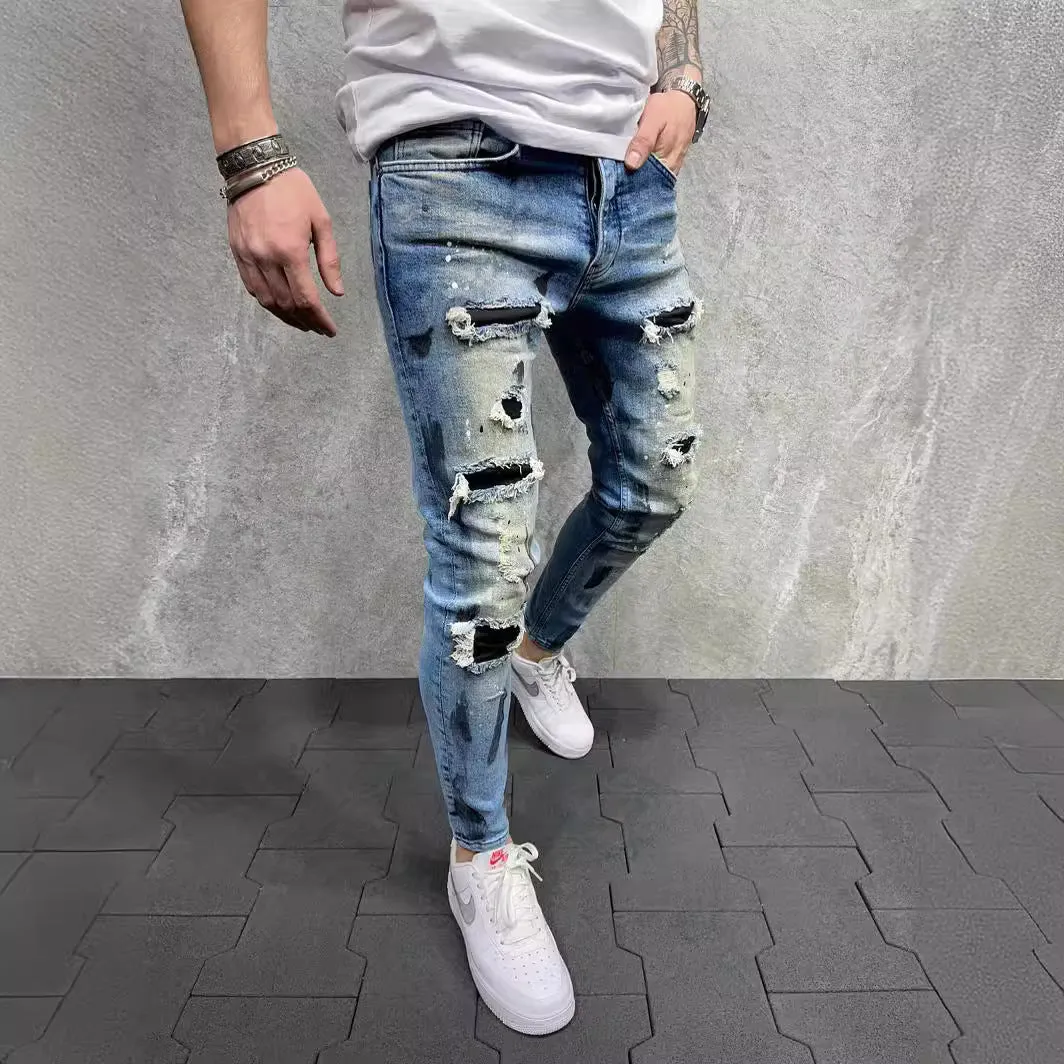 Casual Ripped Jeans