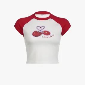 Cherry(sh) Me y2k Graphic Baby Tee