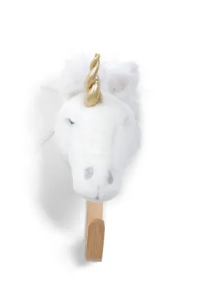Coat Hanger, White Unicorn