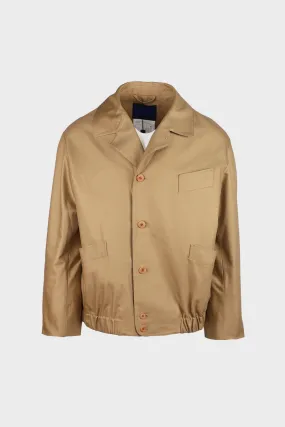 Cotton Classic Blouson - Beige