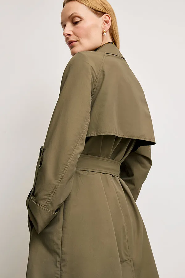 Curtis Statement Trench :: Bancha Green