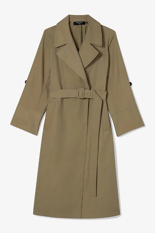 Curtis Statement Trench :: Bancha Green
