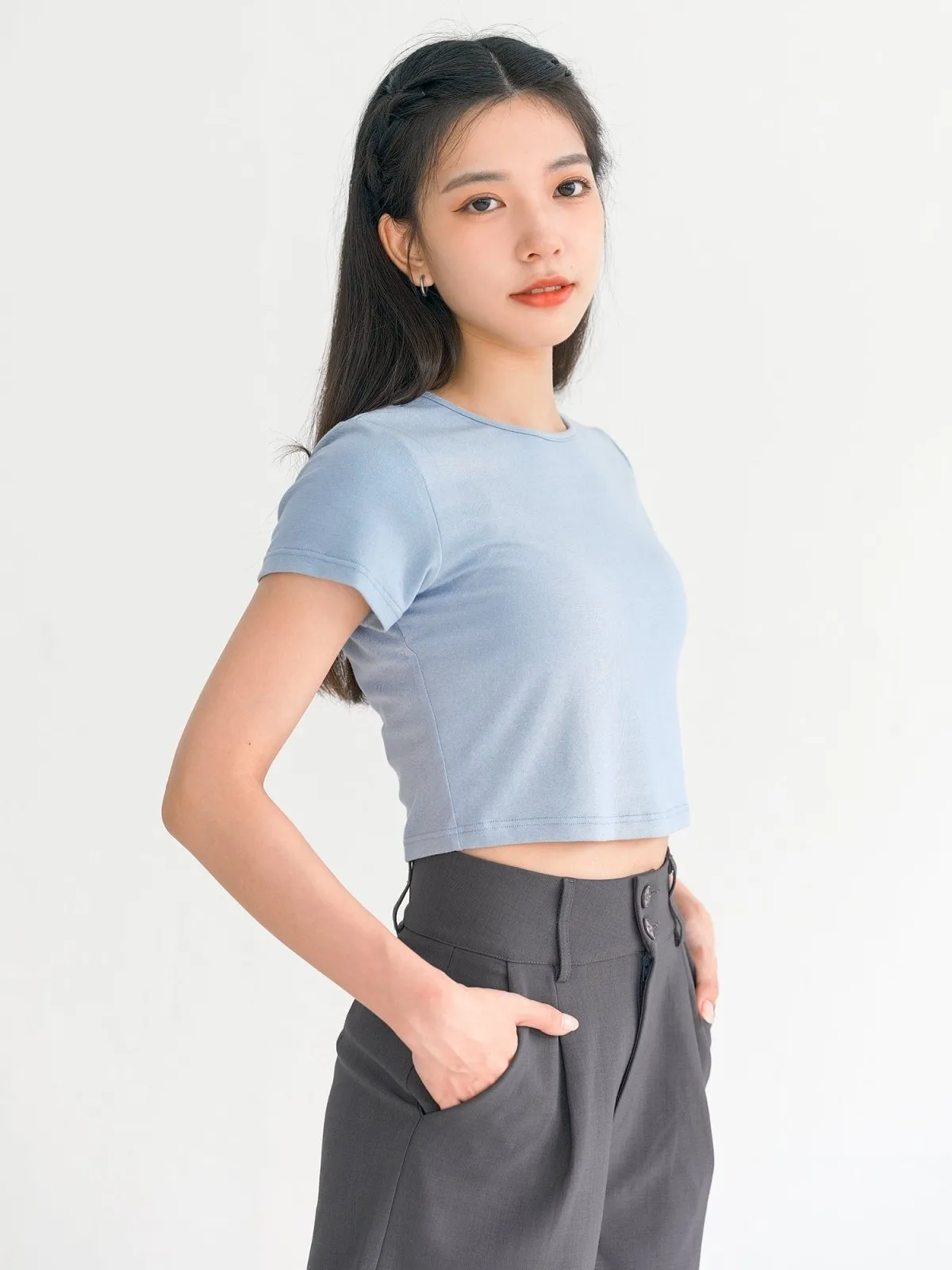 Everyday Stretchy Crop Tee (7 Colours)*