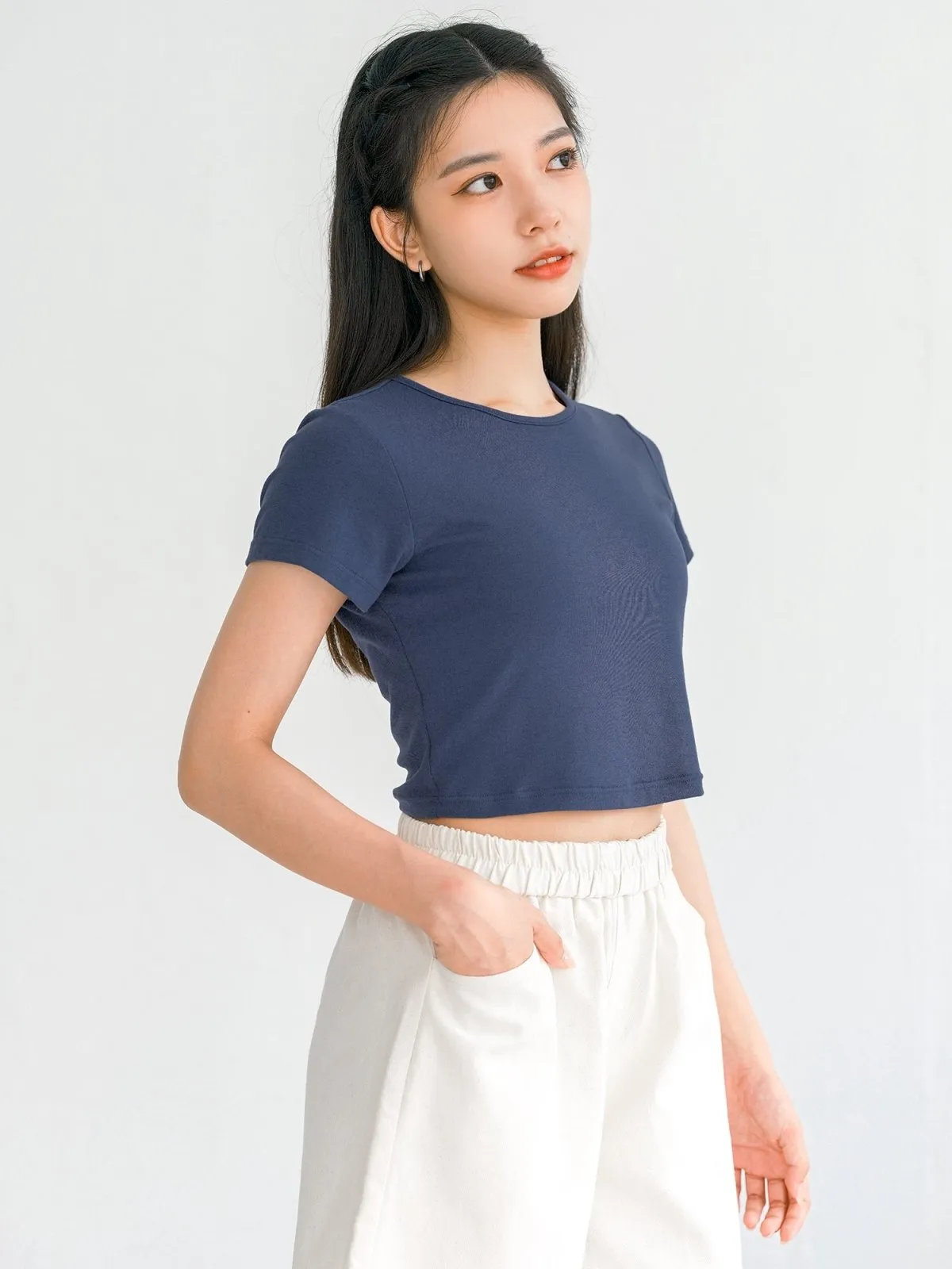 Everyday Stretchy Crop Tee (7 Colours)*