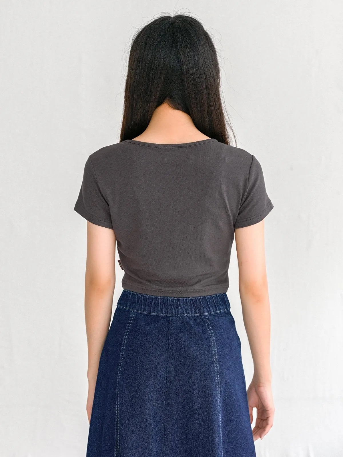 Everyday Stretchy Crop Tee (7 Colours)*