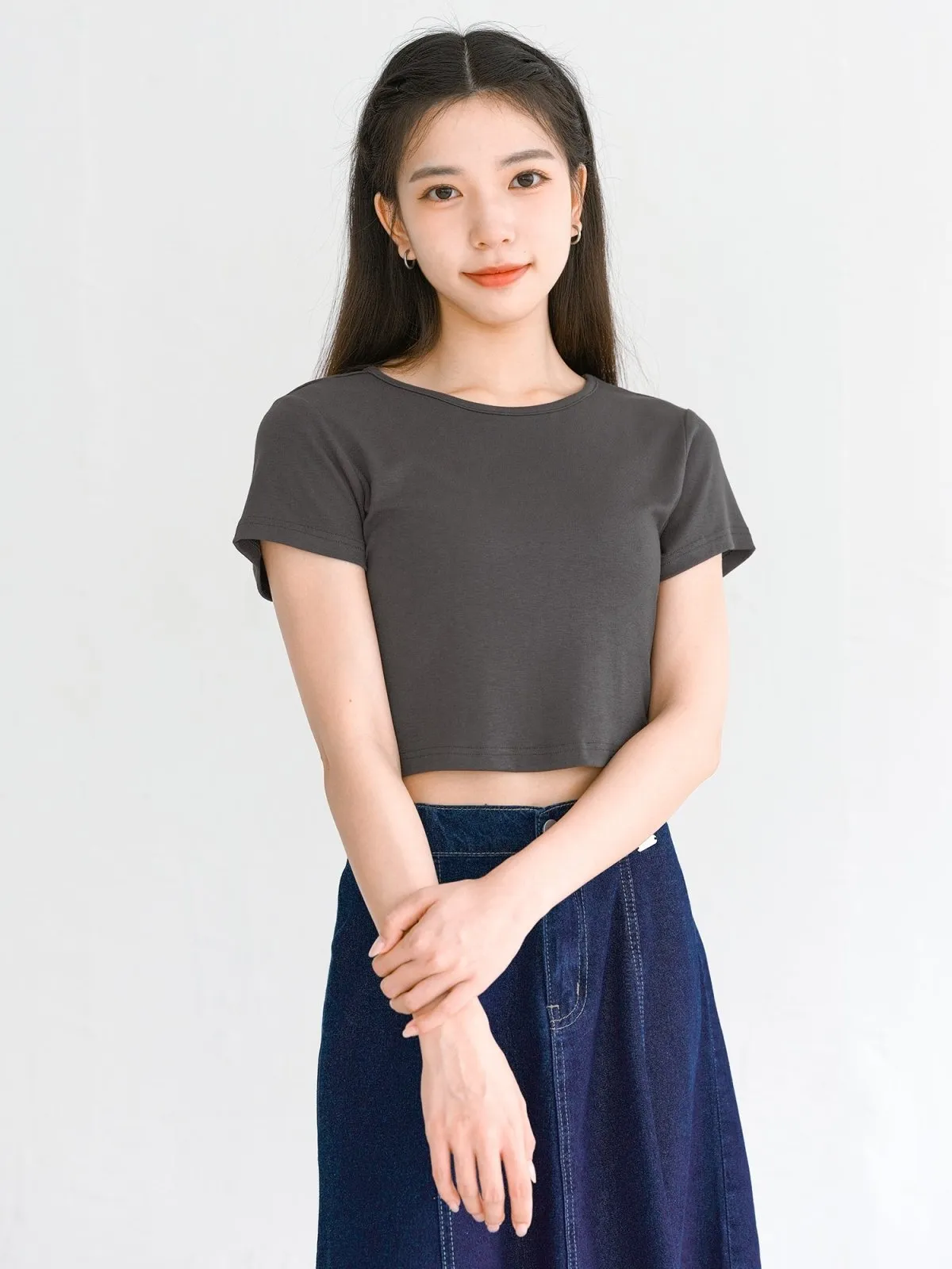 Everyday Stretchy Crop Tee (7 Colours)*