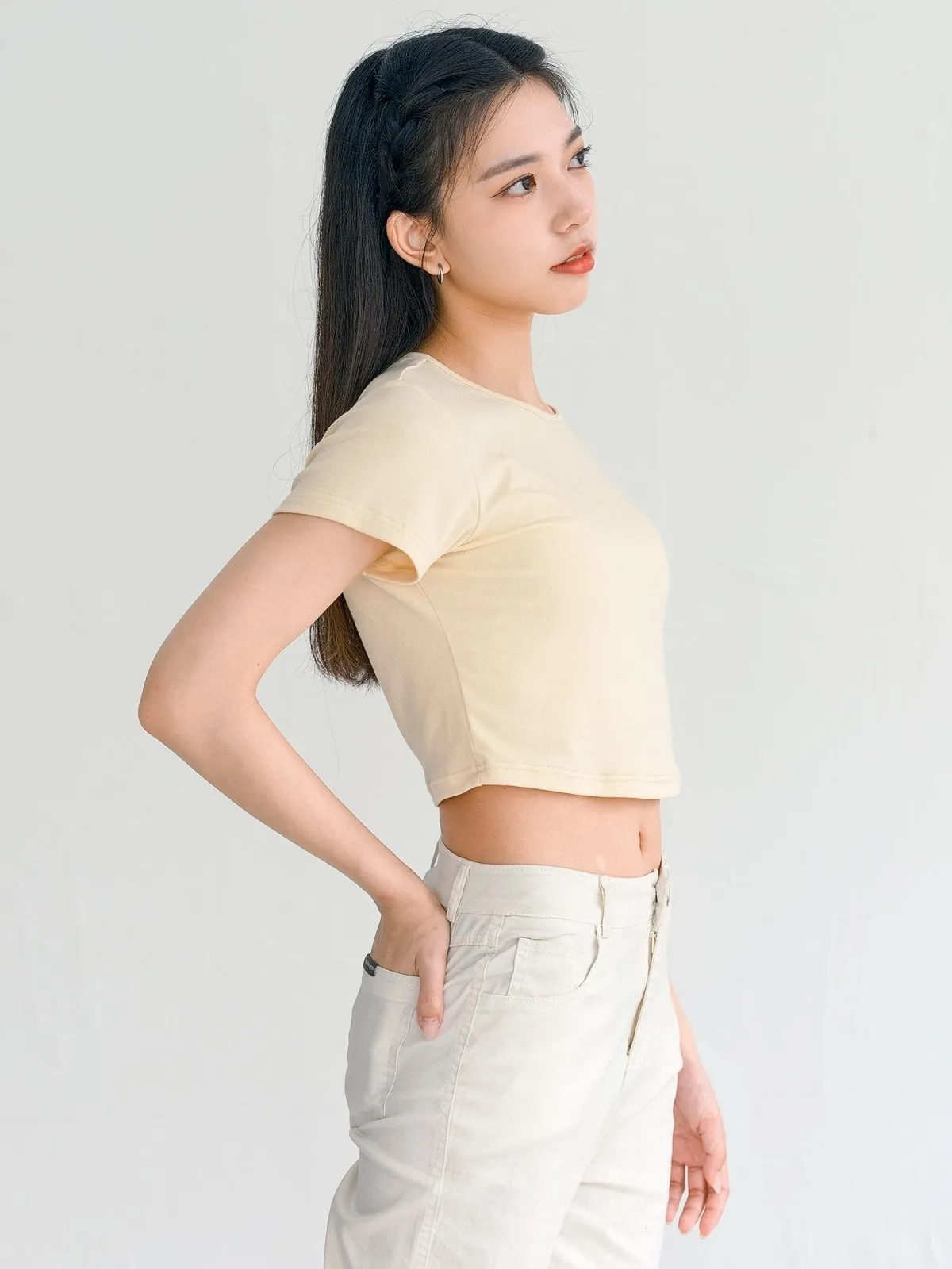 Everyday Stretchy Crop Tee (7 Colours)*