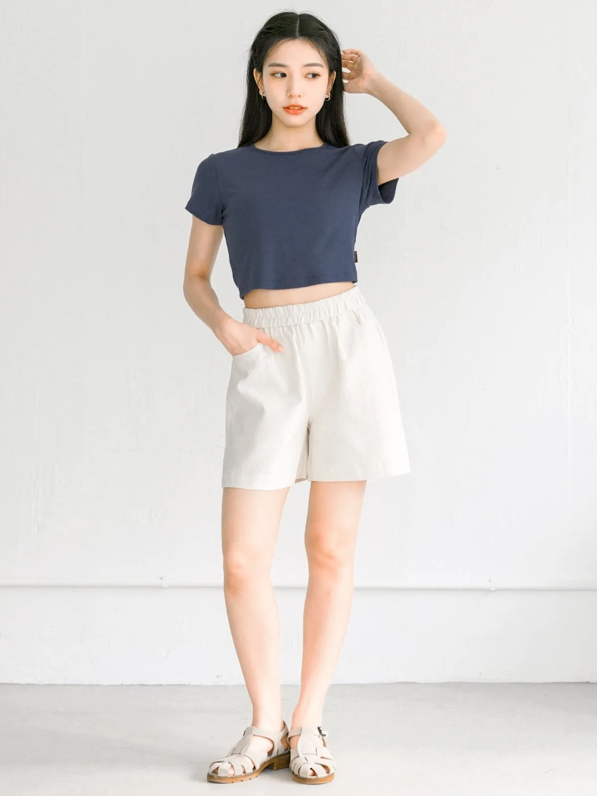 Everyday Stretchy Crop Tee (7 Colours)*