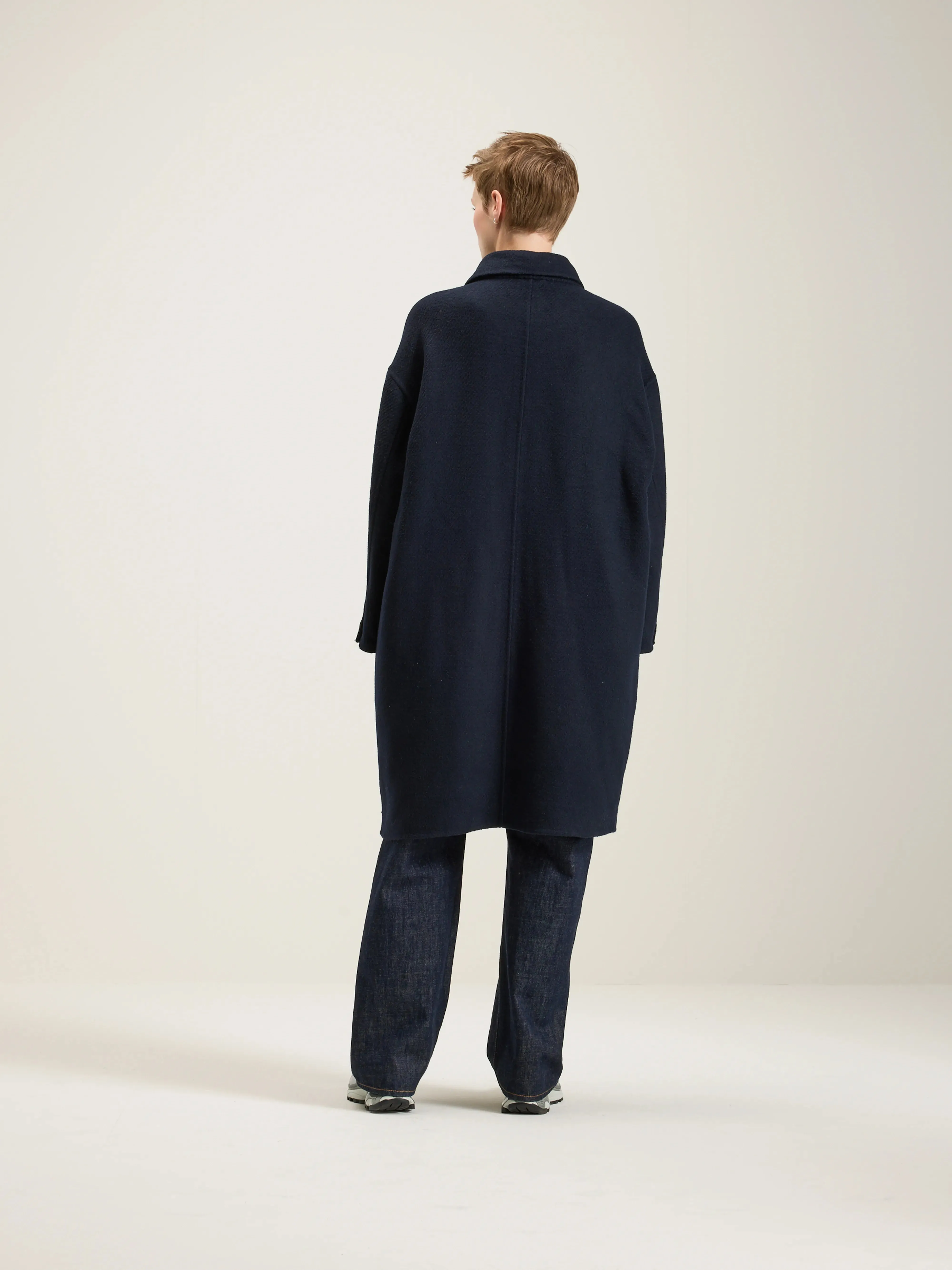Joanne classic coat (242 / W / NAVY)