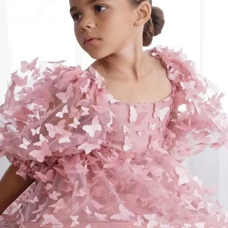 "Butterfly Chic" Girl's Dress