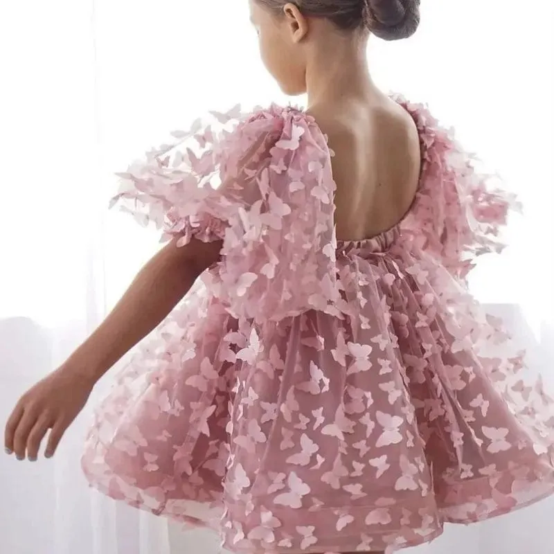 "Butterfly Chic" Girl's Dress