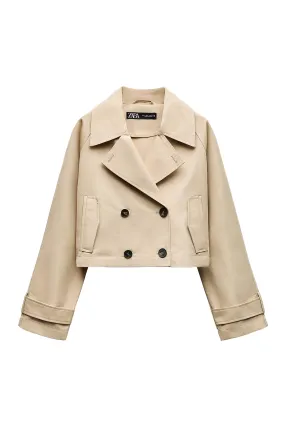 Short Trench-style Jacket