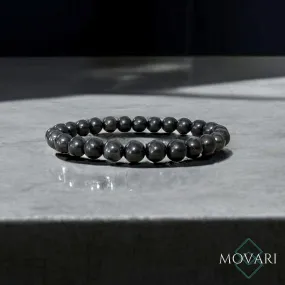 Shungite Bead Bracelet For Men EMF Protection Block Radiation & Negativity