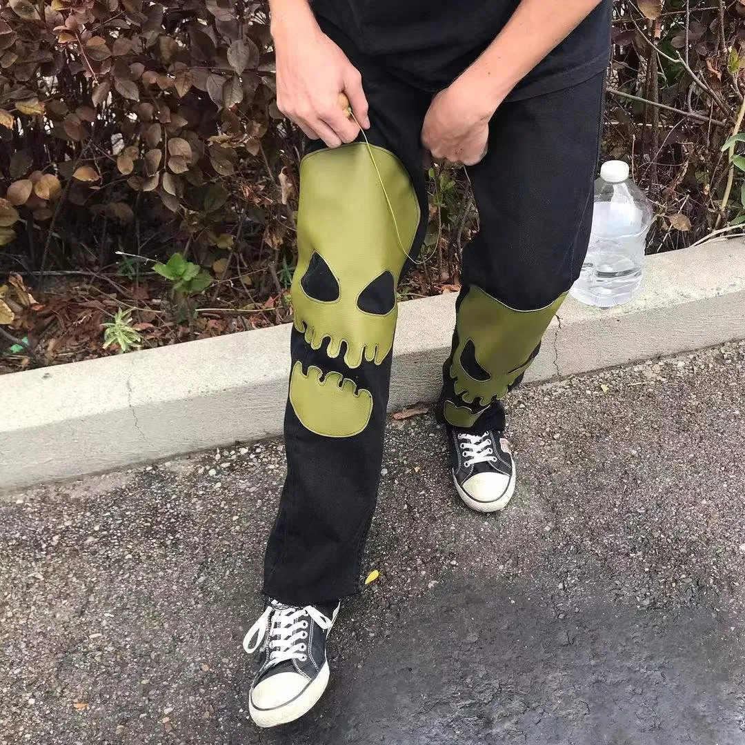 Skull casual street jeans