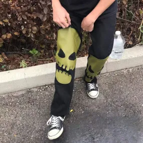 Skull casual street jeans