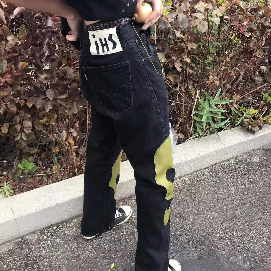Skull casual street jeans