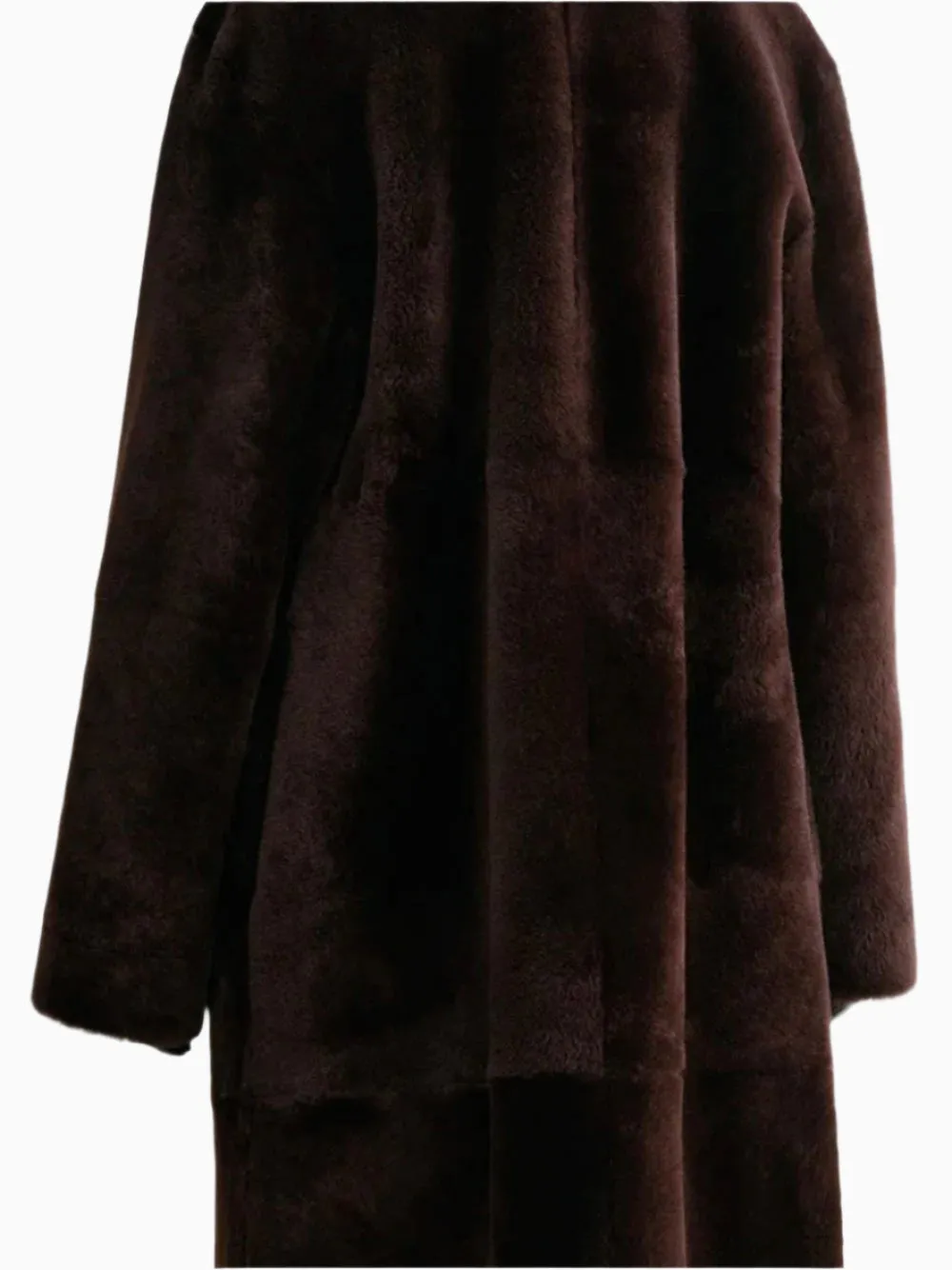 Soft shearling coat