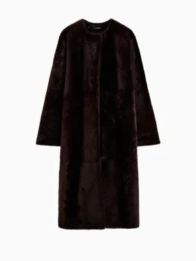 Soft shearling coat