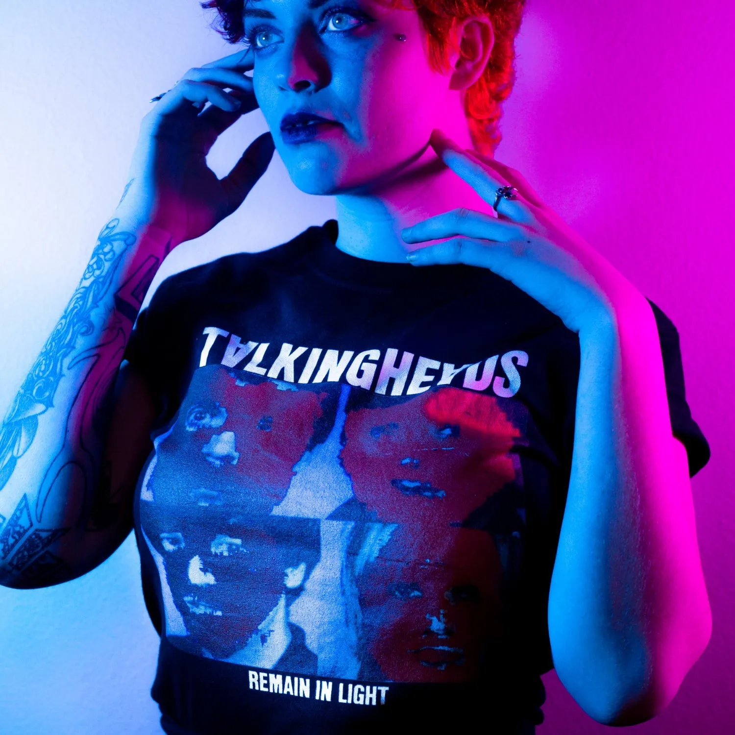 Talking Heads Remain In Light Slim Fit Tee