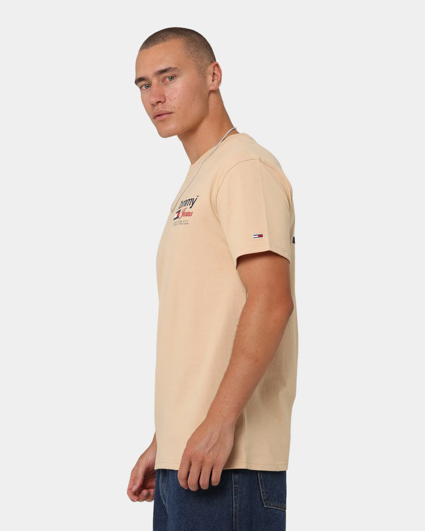 Tommy Jeans TJM Classic Athletic Back Logo T-Shirt Trench