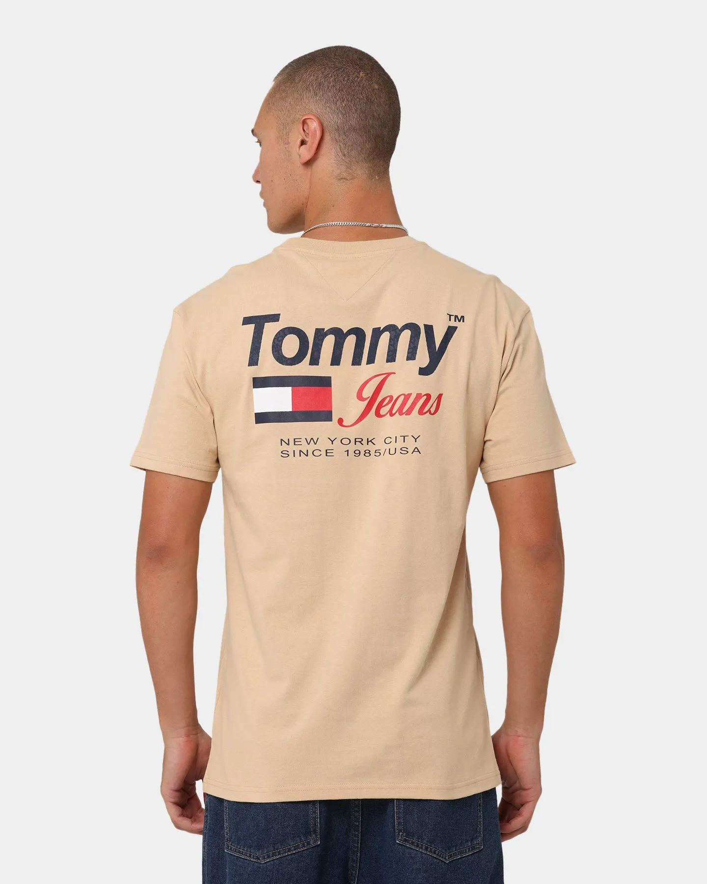 Tommy Jeans TJM Classic Athletic Back Logo T-Shirt Trench