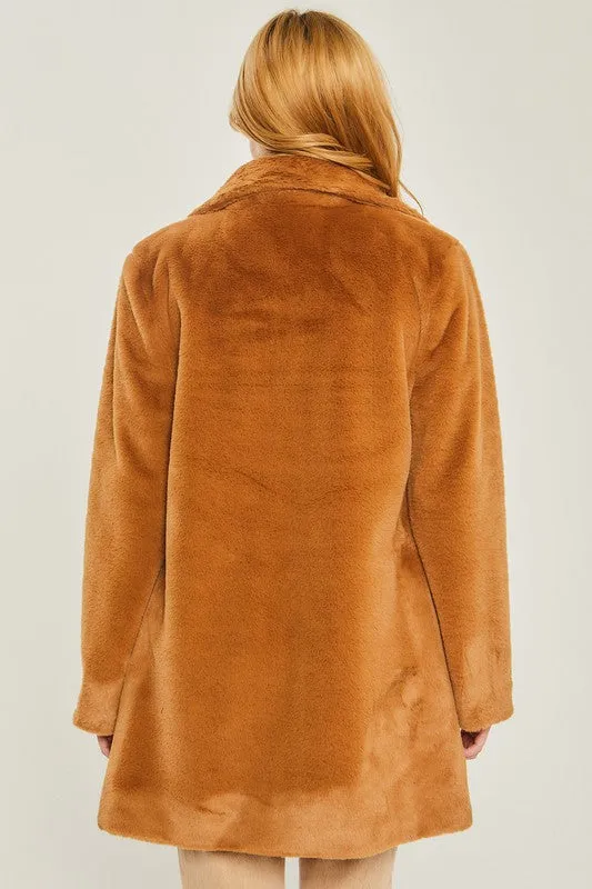 Whisper Soft Faux Fur Coat