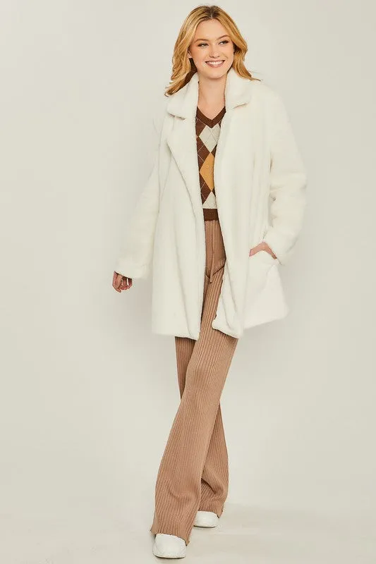Whisper Soft Faux Fur Coat