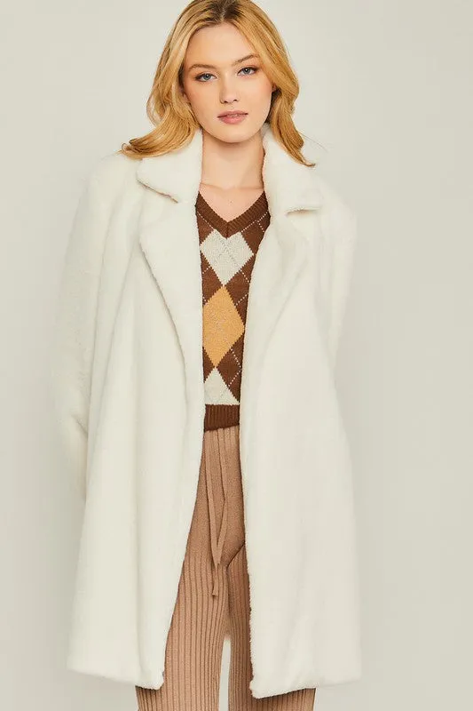 Whisper Soft Faux Fur Coat