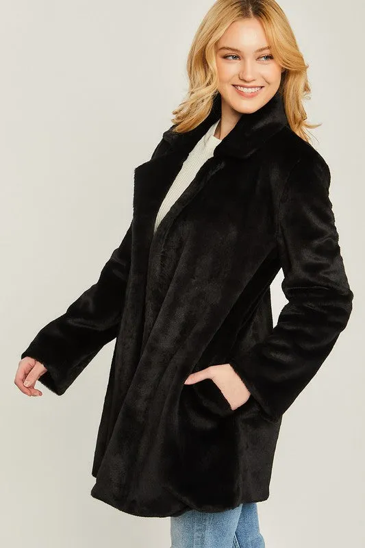 Whisper Soft Faux Fur Coat