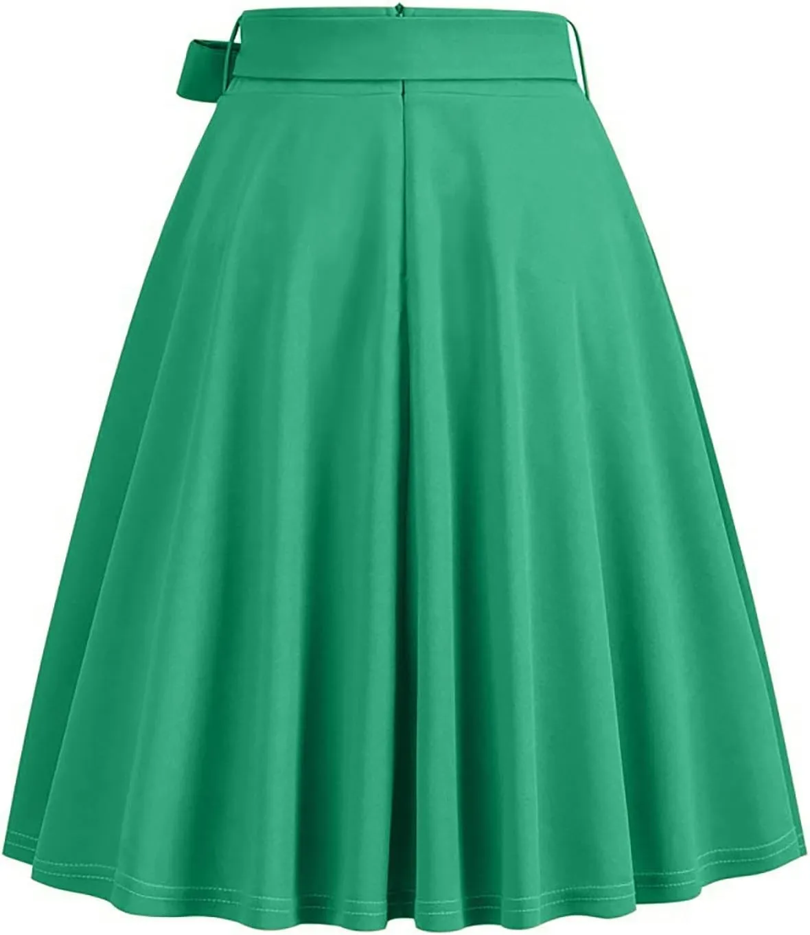 Women's Basic Versatile Stretchy Flared Pleated Casual Mini Skater Skirt Dressy Casual Cocktail Party Wedding Skirts
